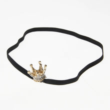 Load image into Gallery viewer, New Baby Girls Gold Crown Headband
