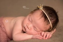 Load image into Gallery viewer, New Baby Girls Gold Crown Headband
