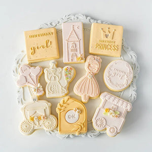 Princess Castle Cookie Press Stamp