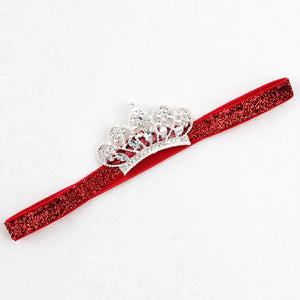 Rhinestone Crown Newborn Headband Tiaras