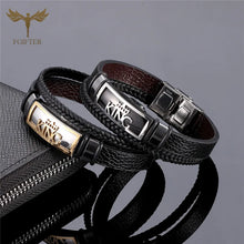 Load image into Gallery viewer, Men&#39;s King &amp; Crown Accessory Leather Bracelets
