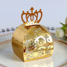 Load image into Gallery viewer, Crown adorned gift box, party favors
