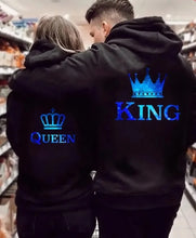 Load image into Gallery viewer, Couple King and Queen Sweatshirt + colors/styles
