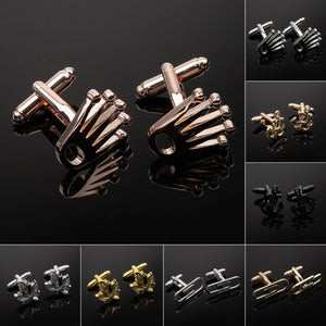 Quality Crown Cufflinks, different styles and colors.