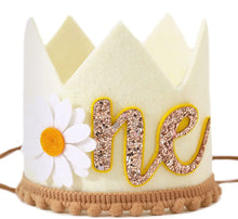 Load image into Gallery viewer, Daisy Baby Birthday Hat Party Decoration Crown
