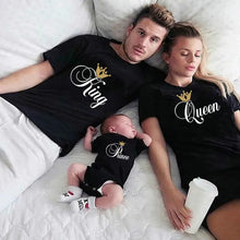 Load image into Gallery viewer, Family Matching Outfits King Queen Prince Princess  T-shirt
