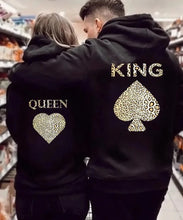 Load image into Gallery viewer, Couple King and Queen Sweatshirt + colors/styles
