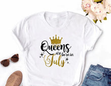 Load image into Gallery viewer, Birthday Queen T-Shirts January-December
