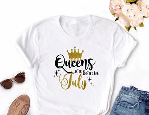 Birthday Queen T-Shirts January-December