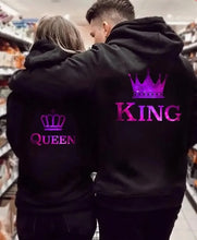 Load image into Gallery viewer, Couple King and Queen Sweatshirt + colors/styles
