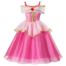 Load image into Gallery viewer, Disney Girl Princess Costume Dresses: Elsa, Snow White, Belle, Sleeping Beauty + more
