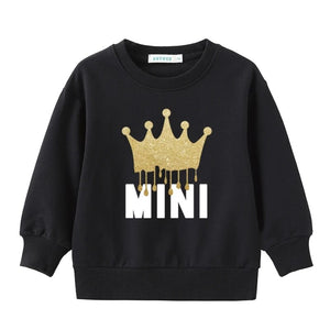 Family Matching Outfits Mama Papa Mini Sweatshirt