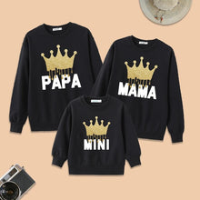 Load image into Gallery viewer, Family Matching Outfits Mama Papa Mini Sweatshirt
