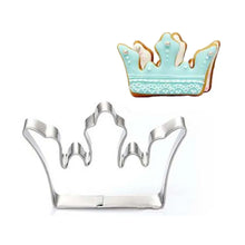 Load image into Gallery viewer, 4pcs Crown Cookie Cutters
