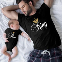 Load image into Gallery viewer, Family Matching Outfits King Queen Prince Princess  T-shirt
