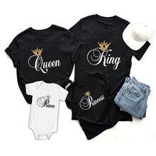 Load image into Gallery viewer, Family Matching Outfits King Queen Prince Princess  T-shirt
