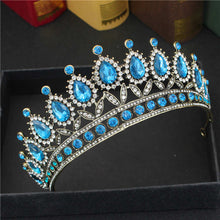 Load image into Gallery viewer, Vintage Crystal Queen Tiaras
