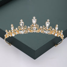 Load image into Gallery viewer, Gold Silver Color Tiaras And Crowns For Bride
