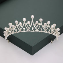 Load image into Gallery viewer, Gold Silver Color Tiaras And Crowns For Bride
