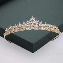 Load image into Gallery viewer, Gold Silver Color Tiaras And Crowns For Bride
