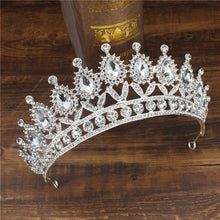 Load image into Gallery viewer, Vintage Crystal Queen Tiaras
