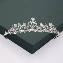 Load image into Gallery viewer, Gold Silver Color Tiaras And Crowns For Bride
