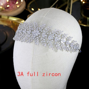 Cubic Zirconia Soft Headband Accessory