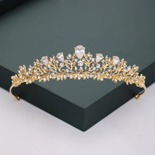 Load image into Gallery viewer, Gold Silver Color Tiaras And Crowns For Bride
