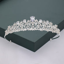 Load image into Gallery viewer, Gold Silver Color Tiaras And Crowns For Bride
