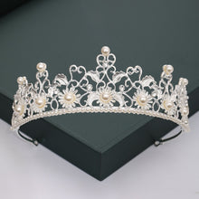 Load image into Gallery viewer, Gold Silver Color Tiaras And Crowns For Bride
