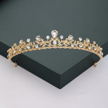 Load image into Gallery viewer, Gold Silver Color Tiaras And Crowns For Bride
