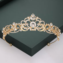 Load image into Gallery viewer, Gold Silver Color Tiaras And Crowns For Bride
