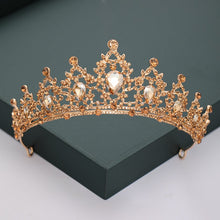 Load image into Gallery viewer, Gold Silver Color Tiaras And Crowns For Bride
