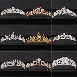 Multiple Styles Of Crystal Tiaras