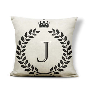 Alphabet Letter A-Z Cushion Covers