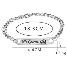 Load image into Gallery viewer, His Queen Her King Bracelets
