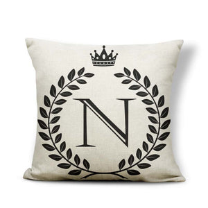 Alphabet Letter A-Z Cushion Covers