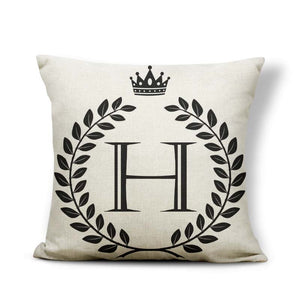 Alphabet Letter A-Z Cushion Covers