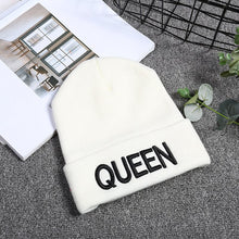 Load image into Gallery viewer, King Queen Knit Hat
