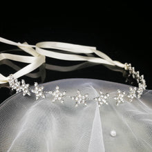 Load image into Gallery viewer, Crystal Star Tiara Crown Wedding  Headband
