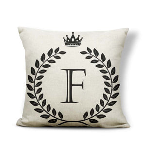 Alphabet Letter A-Z Cushion Covers