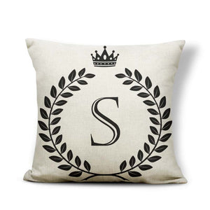 Alphabet Letter A-Z Cushion Covers