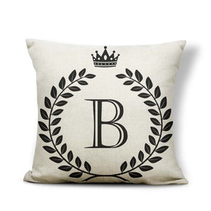 Alphabet Letter A-Z Cushion Covers