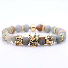 Load image into Gallery viewer, Gold Crown Bracelet For Men or Women
