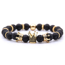 Load image into Gallery viewer, Gold Crown Bracelet For Men or Women
