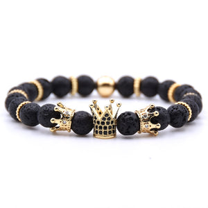 Gold Crown Bracelet For Men or Women