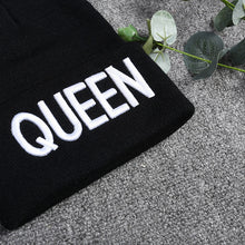 Load image into Gallery viewer, King Queen Knit Hat
