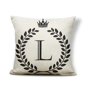 Alphabet Letter A-Z Cushion Covers