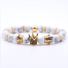 Load image into Gallery viewer, Gold Crown Bracelet For Men or Women
