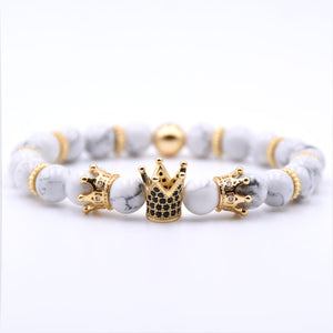 Gold Crown Bracelet For Men or Women